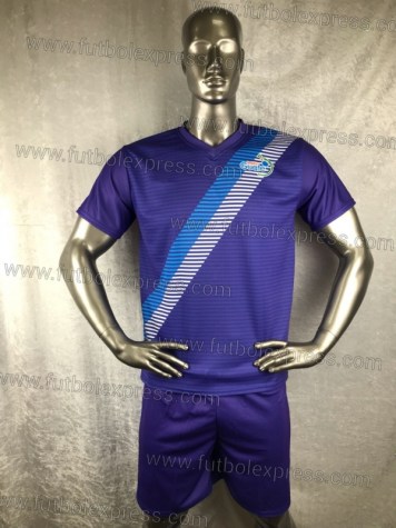 Uniforme Soccer Guatemala Especial Azul/Morado