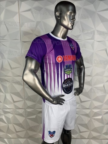 Uniforme Soccer Heredia Local 2020-21 Morado