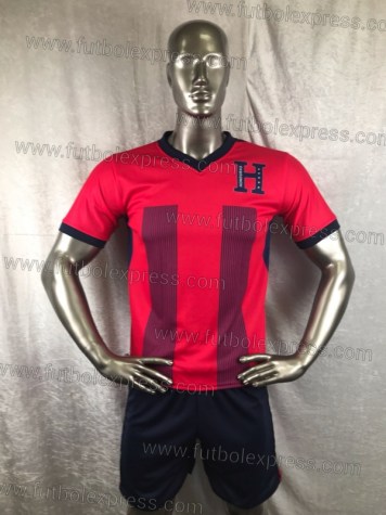 Uniforme Soccer Honduras Tercero 2018 Rojo