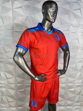 Uniforme Soccer Honduras Local 2023 Rojo