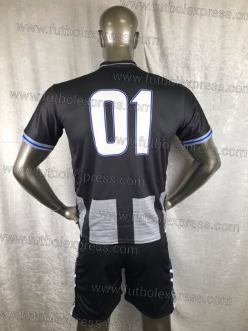 Uniforme Soccer Honduras Visita 2018 Gris/Negro