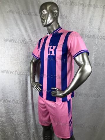 Uniforme Soccer Honduras Visita 2018 Rosa/Azul