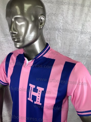 Uniforme Soccer Honduras Visita 2018 Rosa/Azul