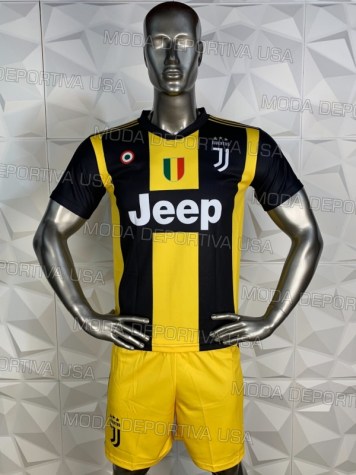 Uniforme Soccer Juventus Local 2018-19 Amarillo