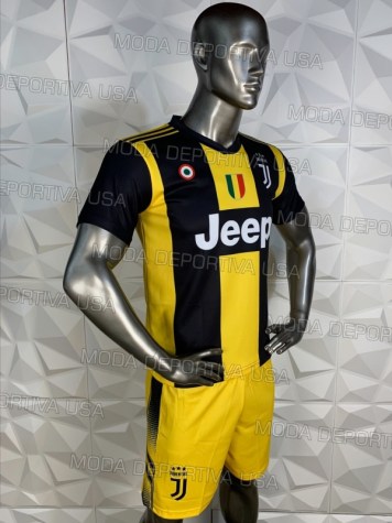 Uniforme Soccer Juventus Local 2018-19 Amarillo