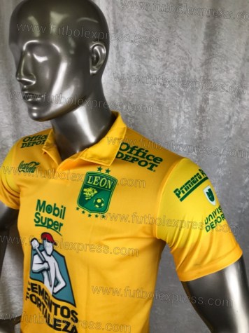 Uniforme Soccer Leon Local 2018-19 Amarillo