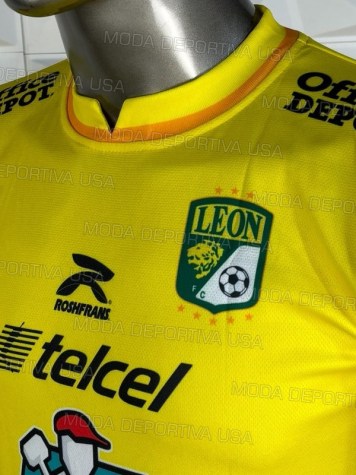 Uniforme Soccer Leon Local 2023-24 Amarillo