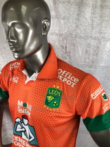 Uniforme Soccer Leon Naranja 2018-19