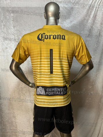 Uniforme Soccer Leon Visita 2016-17 Dorado
