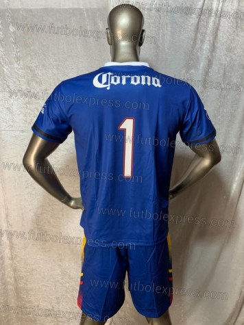 Uniforme Soccer Leones Negros Visita 2016-17 Azul