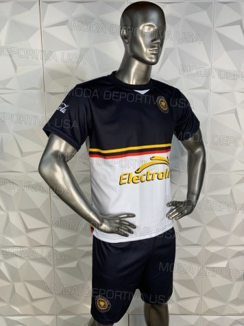 Uniforme Soccer Leones Negros Visita 2018-19 Blanco/Negro