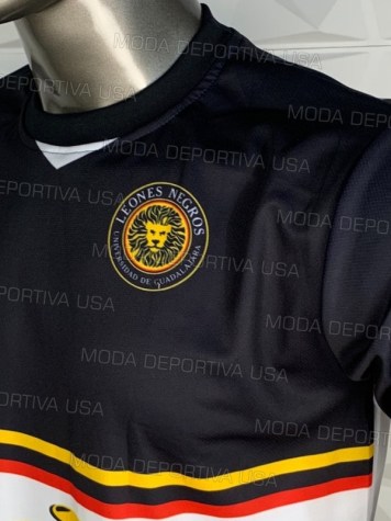 Uniforme Soccer Leones Negros Visita 2018-19 Blanco/Negro