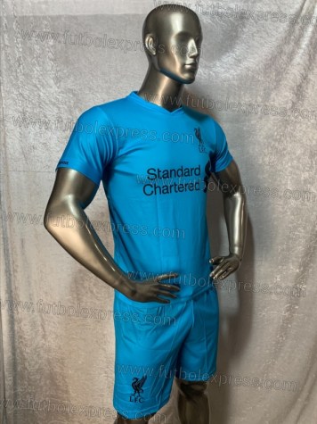 Uniforme Soccer Liverpool Local 2022-23 Azul