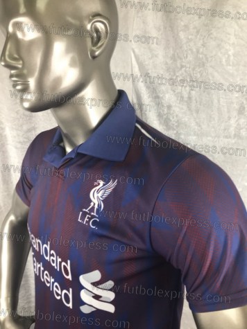 Uniforme Soccer Liverpool Local 2018-19 Azul