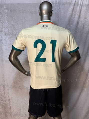 Uniforme Soccer Liverpool Visita 2021-22