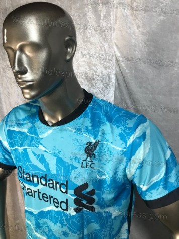 Uniforme Soccer Liverpool Visita 2020-21