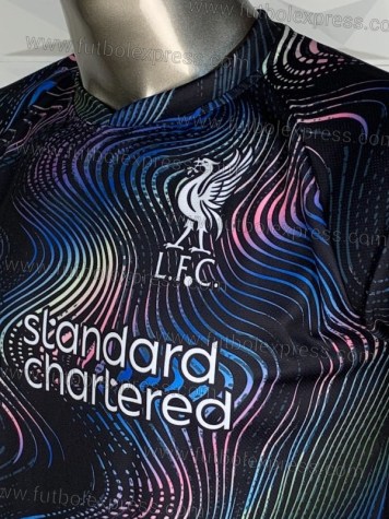 Uniforme Soccer Liverpool Visita 2022-23 Negro