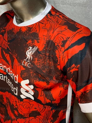 Uniforme Soccer Liverpool Visita 2020-21 Rojo