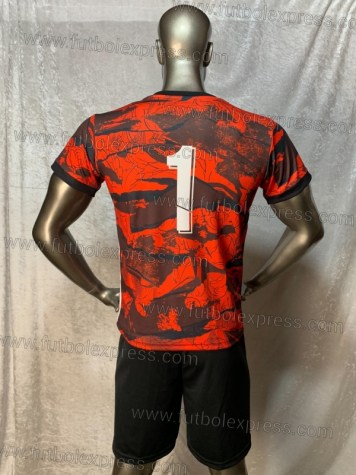 Uniforme Soccer Liverpool Visita 2020-21 Rojo/Negro