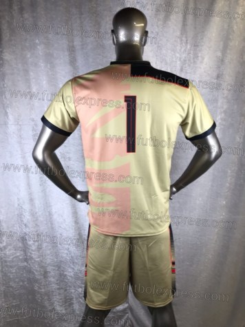 Uniforme Soccer Lobos BUAP Local/Visita 2017-18 Dorado