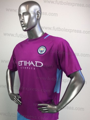 Uniforme Soccer Manchester City Visita 2017-18
