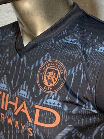 Uniforme Soccer Manchester City Visita 2020-21