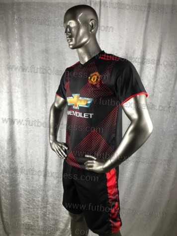 Uniforme Soccer Manchester United Especial Negro/Rojo