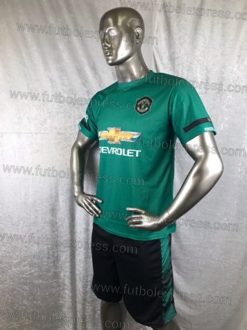 Uniforme Soccer Manchester United Local 2019-20 Verde