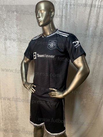 Uniforme Soccer Manchester United Tercero 2022-23 Negro