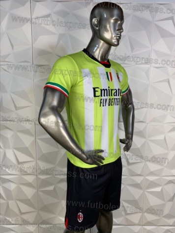 Uniforme Soccer Milan Local 2022-23 Verde/Blanco