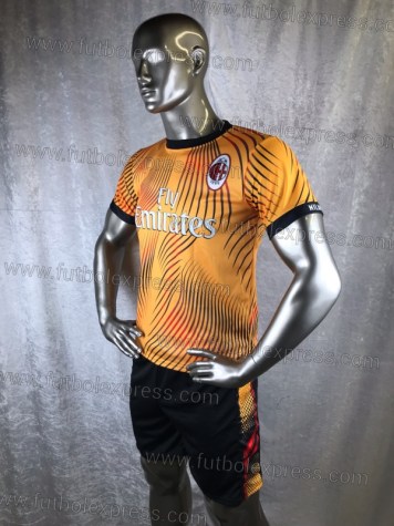 Uniforme Soccer Milan Tercero 2019-20 Naranja