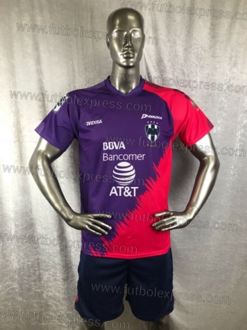 Uniforme Soccer Monterrey Tercero 2018-19 Morado/Rosa