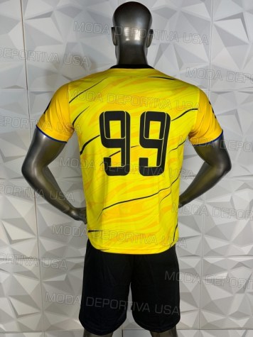 Uniforme Soccer Olimpia Visita 2021-22 Amarillo