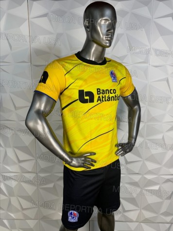 Uniforme Soccer Olimpia Visita 2021-22 Amarillo