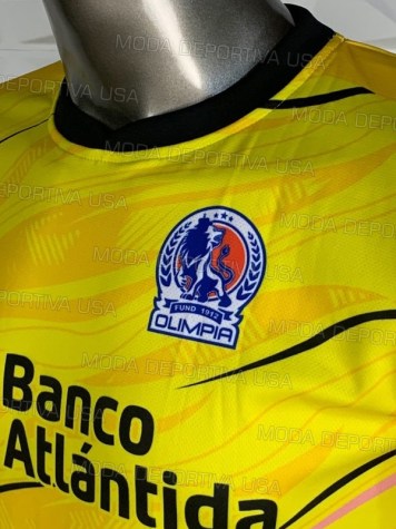 Uniforme Soccer Olimpia Visita 2021-22 Amarillo
