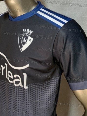 Uniforme Soccer Osasuna Visita 2021-22 Negro/Gris