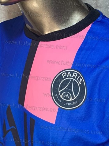 Uniforme Soccer Paris Saint Germain Visita 2021-22 Azul