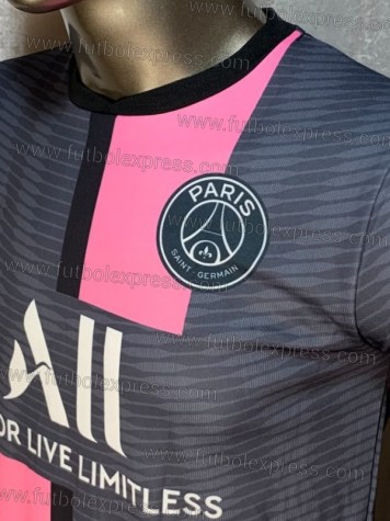 Uniforme Soccer Paris Saint Germain Visita 2021-22 Gris