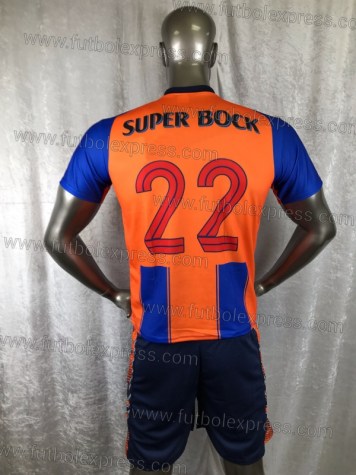 Uniforme Soccer Porto Local 2018-19 Naranja/Azul