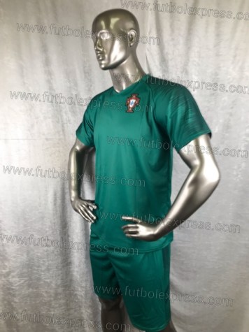 Uniforme Soccer Portugal Local 2018 Verde