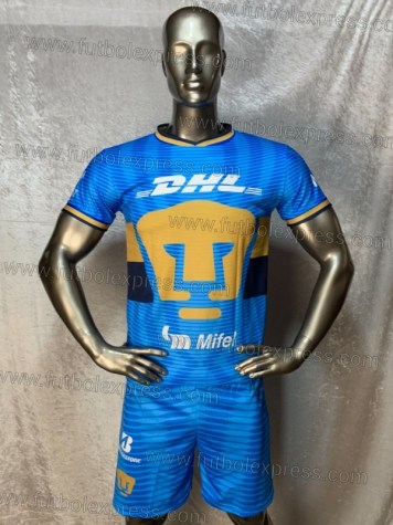 Uniforme Soccer Pumas Tercero 2022 Azul Celeste