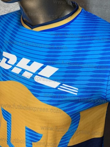 Uniforme Soccer Pumas Tercero 2022 Azul Celeste
