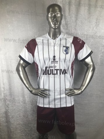 Uniforme Soccer Queretaro Tercero 2018-19 Blanco