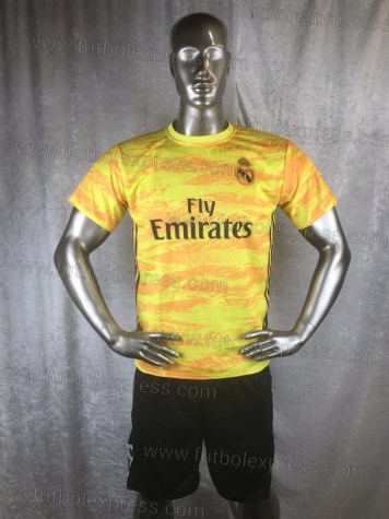 Uniforme Soccer Real Madrid Visita 2019-20 Amarillo