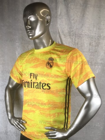 Uniforme Soccer Real Madrid Visita 2019-20 Amarillo