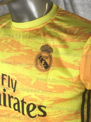 Uniforme Soccer Real Madrid Visita 2019-20 Amarillo