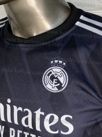 Uniforme Soccer Real Madrid Visita 2022-23 Negro