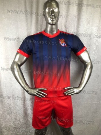 Uniforme Soccer Real Sociedad Especial Azul/Rojo