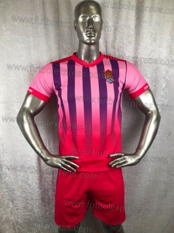 Uniforme Soccer Real Sociedad Especial Rosa/Rojo