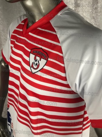 Uniforme Soccer Sacachispas Especial Blanco/Rojo
